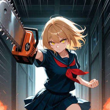 制服美女(武器持ち、ヤンデレ含む)