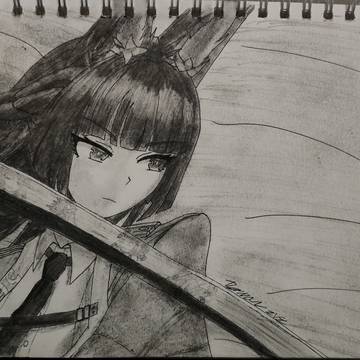 Miyabi (traditional fanart)