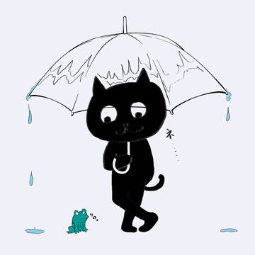 季節の変わり目の雨