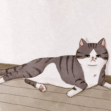 お気にいりのにんげんのヒザの上が空いていることに気づいたねこ