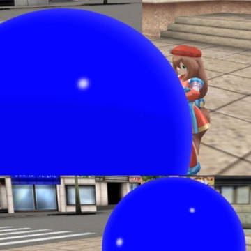 MMX Girls Climb In Balloon.