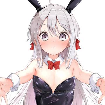 「ギュってしてあげますよ。お兄さん」 #バニーの日
