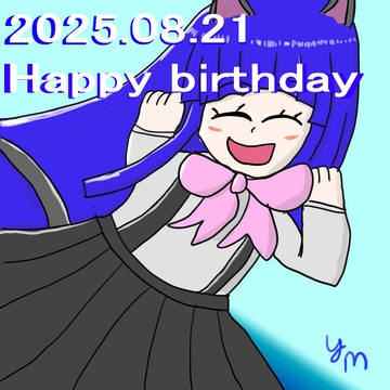 2025古手梨花生誕祭イラスト猫耳梨花ちゃん