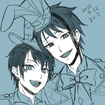 バニー落書き