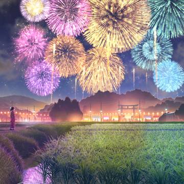 田面を彩る空の花