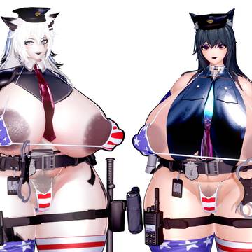 星条旗比基尼婊警双狼