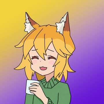 Senko in green sweater