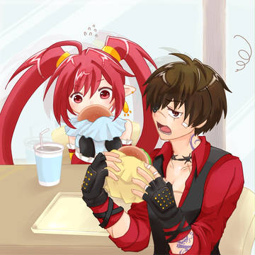 喧嘩屋くんとバトメちゃんとバーガー