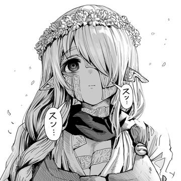花冠をかぶせてもらったリズレさん