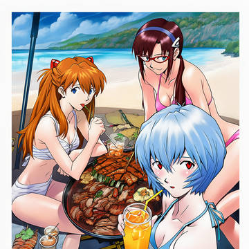 3人娘の夏休み