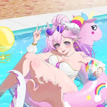 Vライバー 水着一枚イラスト