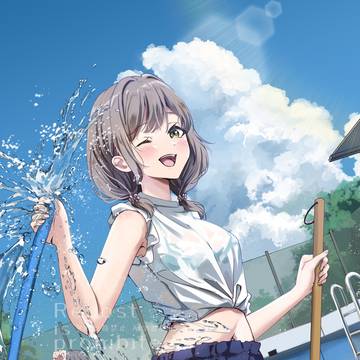プール掃除日和