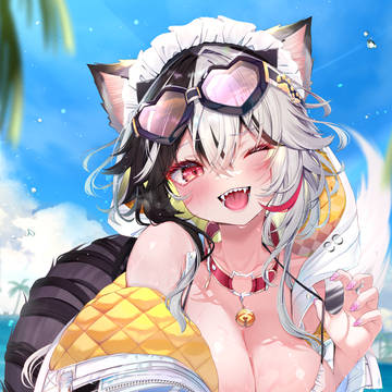 けもみみ水着メイドちゃん🐾🌊