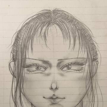 三白眼女子！！