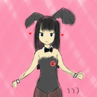 定時お知らせバニーさん