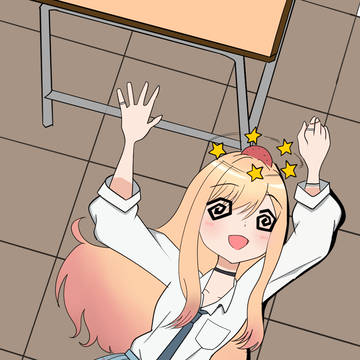 ぐるぐる目