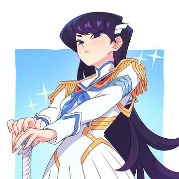 Komi-san in the comiket