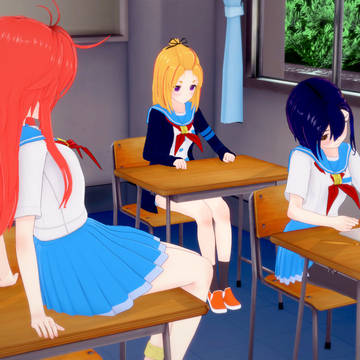 Flip Flappers koikatsu models