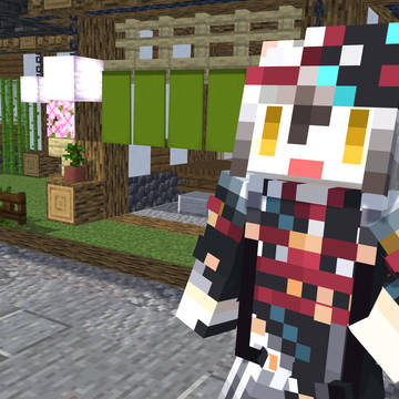 猫瀬乃しん様の和服衣装　Minecraftスキン!