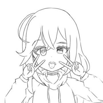 オッホアイ落書き