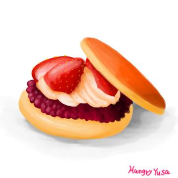 いちごのどら焼
