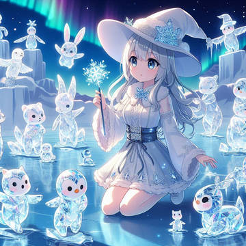 氷晶の魔女と小さな仲間たち