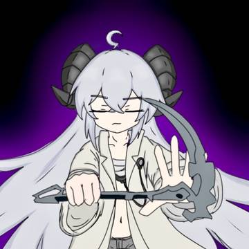 正在进行某种神秘仪式的龙娘