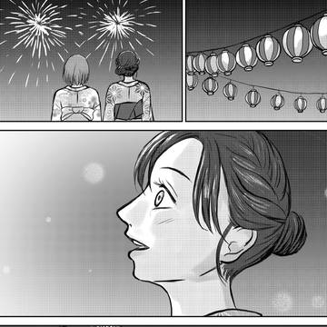 【創作百合】花火よりも