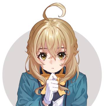 考えるモニカ