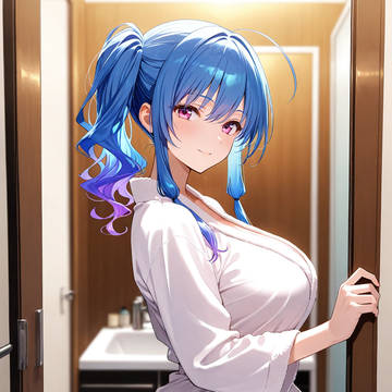 St.Louis in Bathrobe
