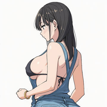 オーバーオール娘