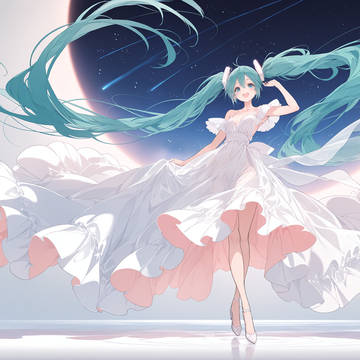 優雅で美しく、心を惹かれるお姫様|初音ミク