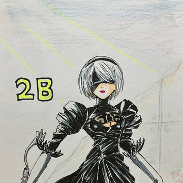 ２Ｂ　リクエストファンアート