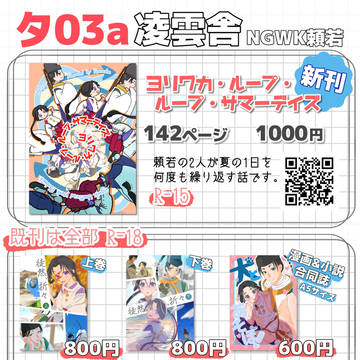 【8/31目玉博覧会】おしながき【頼若】