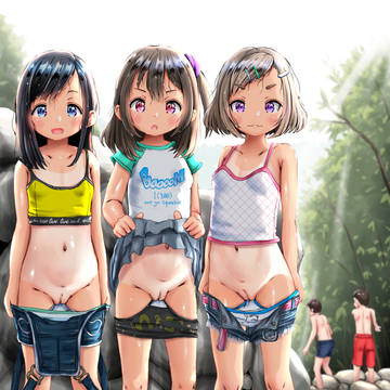 男子のほうが女子よりも精神年齢が低いらしい説を絵にしてみました♡
