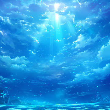 under lake