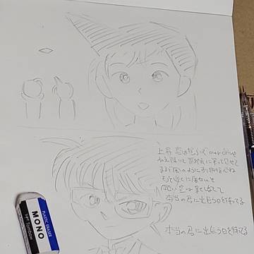 名探偵コナン　天空の難破船　Over Drive　アナログ手描き
