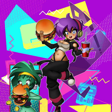 Retro gamer girl Shantae (com)