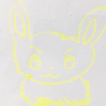 简单的画个伊布