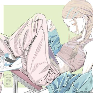 三つ編みの広です