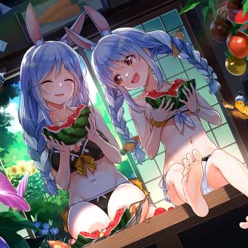 夏はスイカ