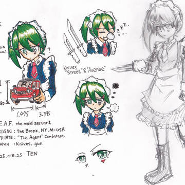 8月のオリキャラお絵かきまとめたのん