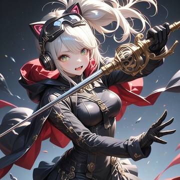 赤魔導士ミコゼーと、侍ミコゼーと、2Bミコゼーです😺