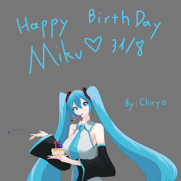Happy Birthday Miku <3
