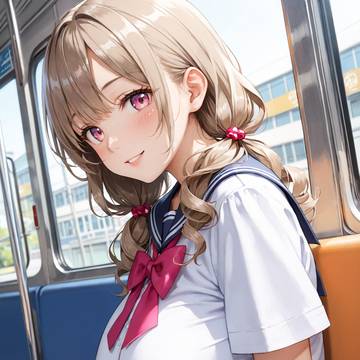 一緒に通学ってドキドキするね