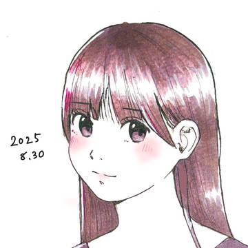 久しぶりに絵を描いた