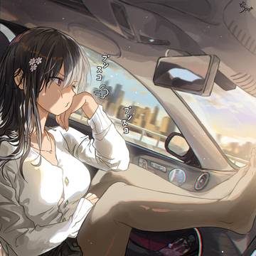 車で