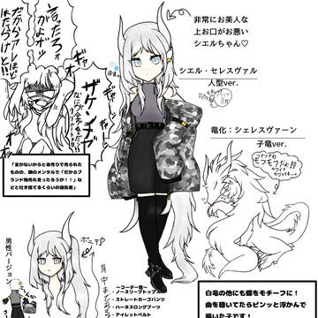 シエル・セレスヴァルちゃんの紹介(？)イラストとか色々