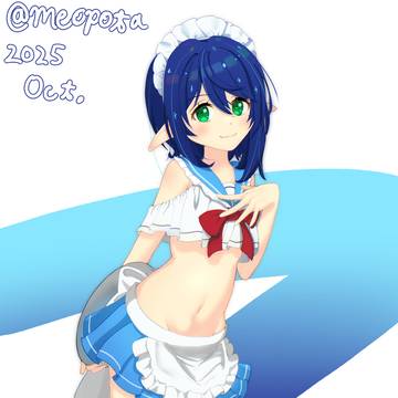 セーラー水着メイド