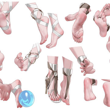 feet